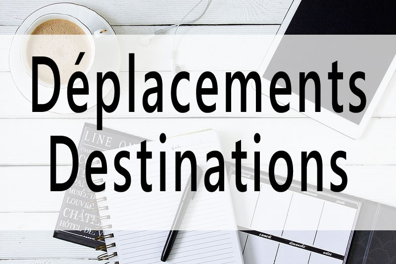prépositions déplacements et destinations - FLE